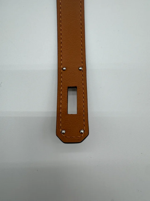 Hermès Kelly Splas'H 18 Belt Black Box Leather Palladium Hardware in Black Box leather from Luxury Promise, photo 3 of 9