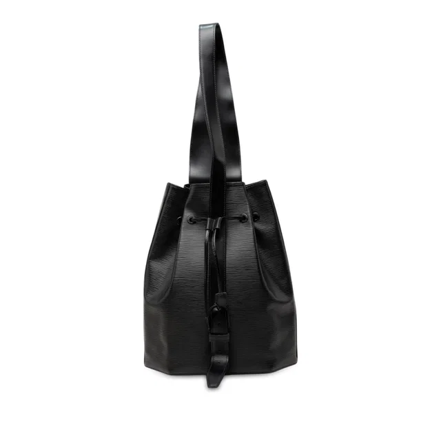 Black Louis Vuitton Epi Sac A Dos Backpack in Black Leather from Designer Revival