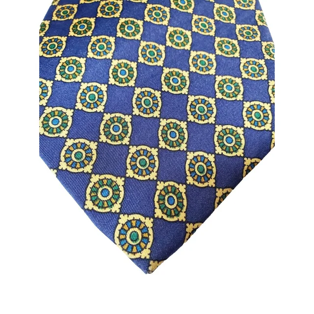 Vtg Burberry Designer Pure Silk Tie Blue Print Mens Necktie Luxury Burberry's in blue Silk from Poshmark, photo 1 of 1