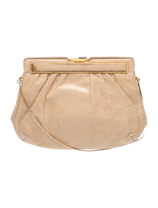 Judith Leiber Lizard Clutch in Lizard from The RealReal, photo 4 of 6