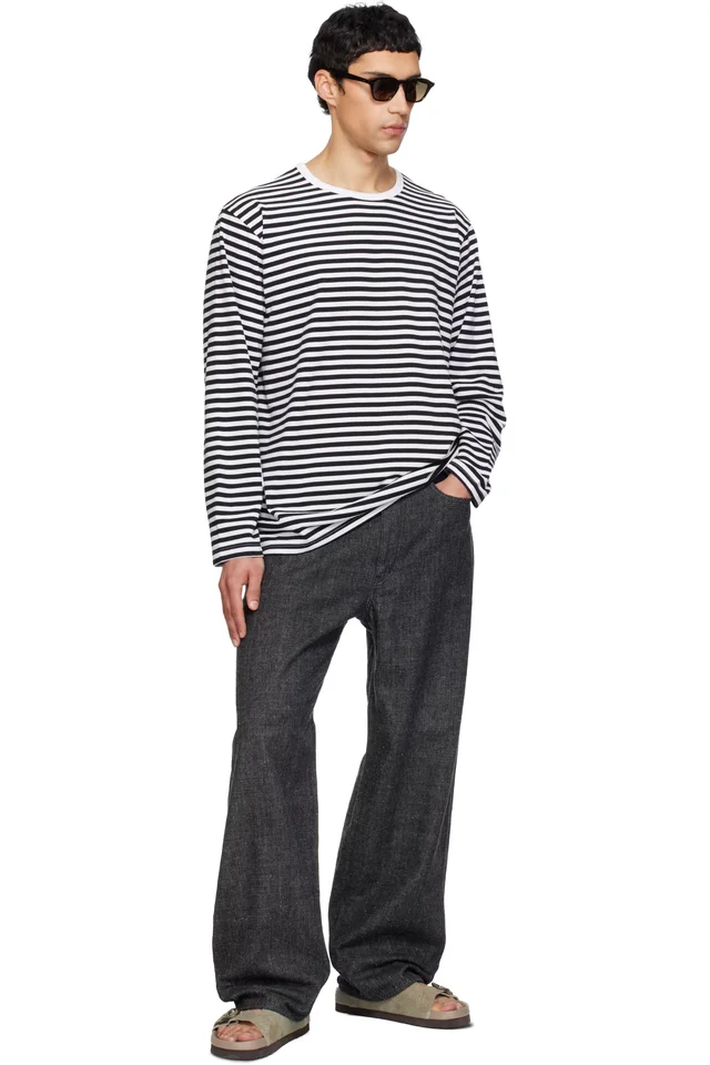 nanamica Black Selvage Jeans, photo 4 of 4 from SSENSE