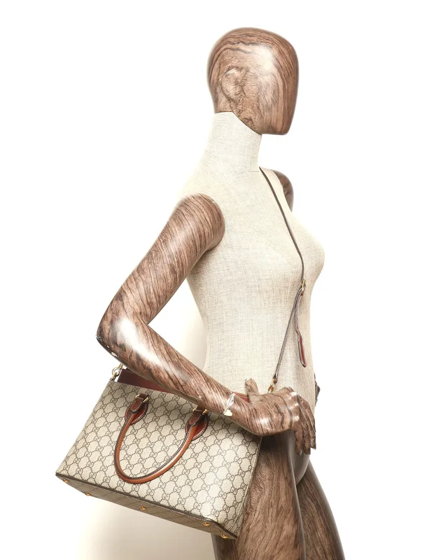Gucci GG Supreme Linea Bag in Suede from A Retro Tale, photo 9 of 9