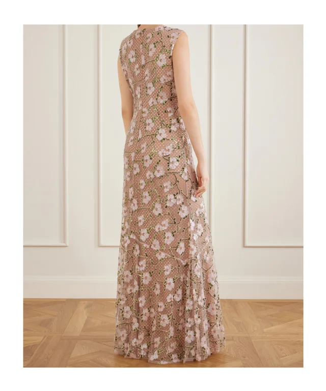 Self-Portrait Rhinestone sequined mesh dress, photo 3 of 4 from SENSER
