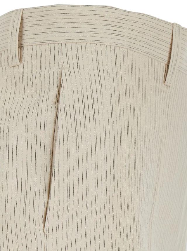 DRIES VAN NOTEN Beige 'Pilar' Pants with Side Pockets for Men in Beige, photo 6 of 6 from Gaudenzi Boutique