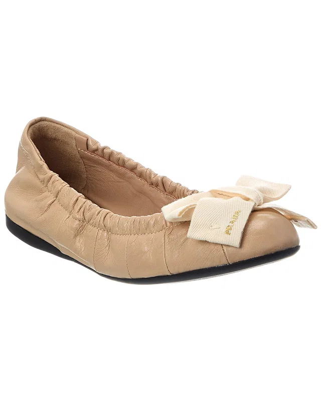 Prada Leather Flat, image 1 of 1 from Gilt