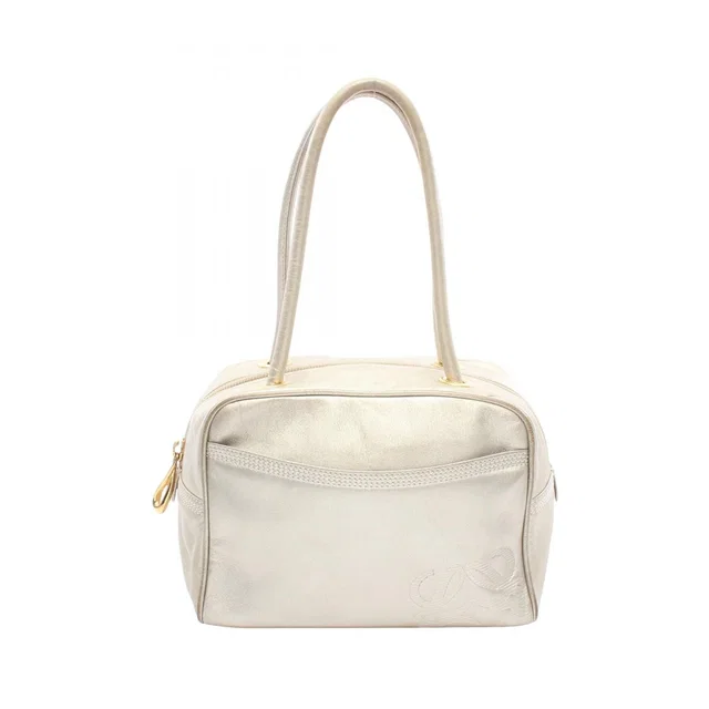 Loewe Handbag Anagram Leather in Leather from The Reluxe