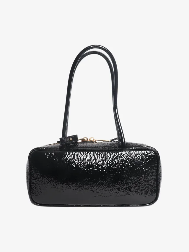 Miu Miu Black Beau patent top handle bag in Black Patent leather from Sign of the Times, photo 3 of 9