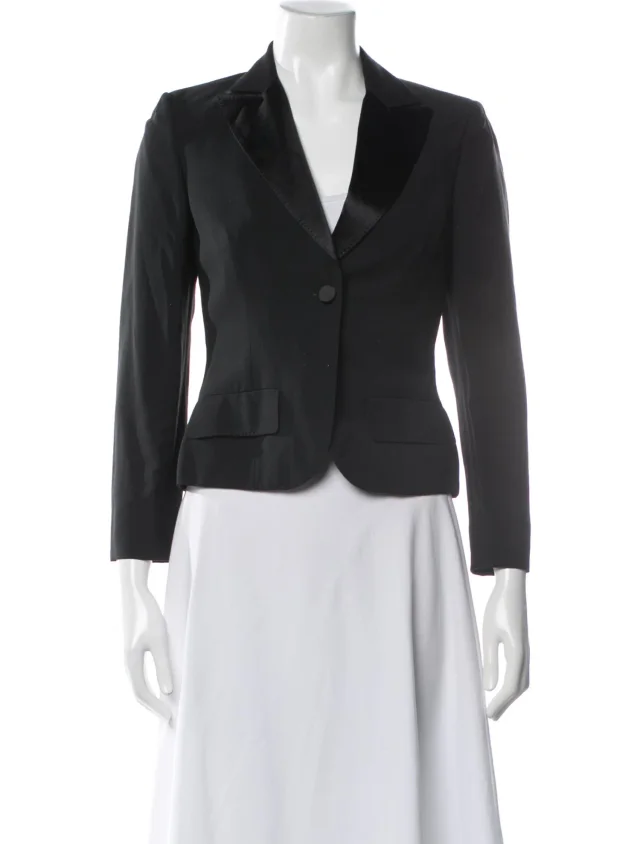 Alexander McQueen Vintage 2004 Blazer in gray from The RealReal