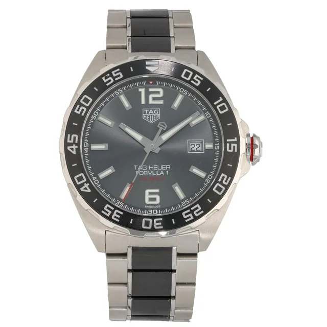 TAG Heuer Formula 1 WAZ2011 43mm Stainless Steel Watch in Ceramic from H&T
