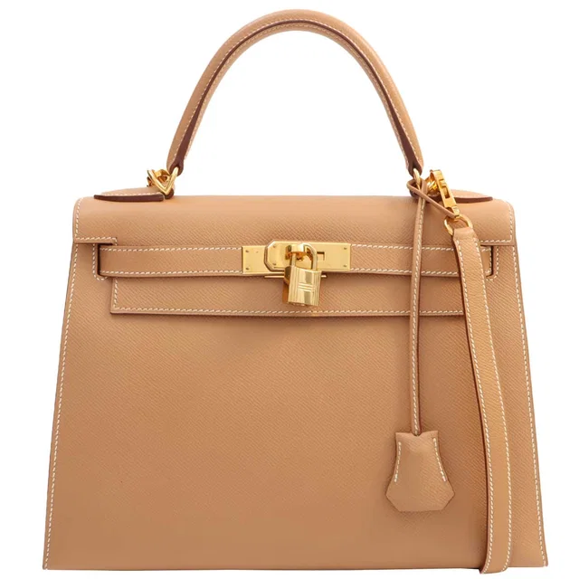 Hermès 2000 Kelly 28 Natural in Beige from VINTAGE QOO TOKYO