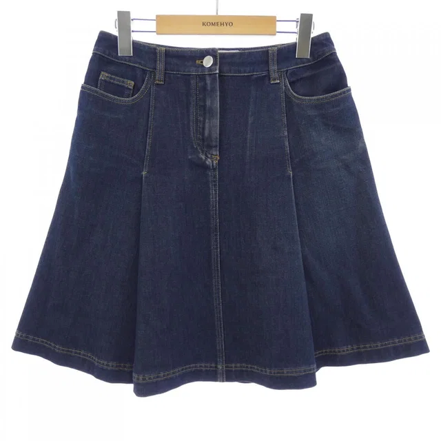 Dior Skirt Navy in Navy from The Reluxe