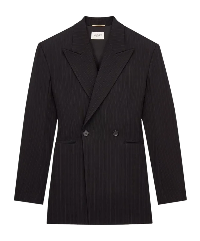 Saint Laurent Double-Breasted Striped Jacket from SENSER, photo 1 of 1