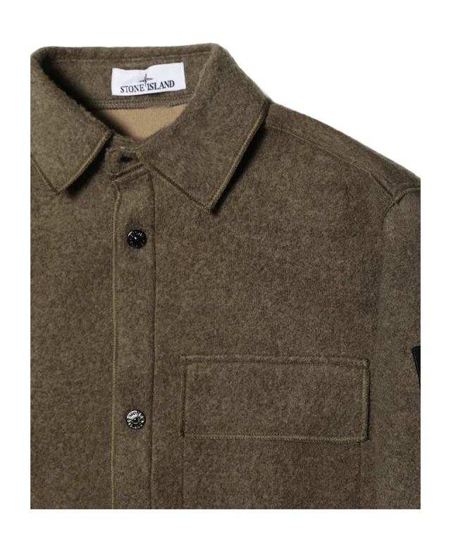 Stone Island Logo Patch Overshirt Jacket, photo 3 of 3 from SENSER