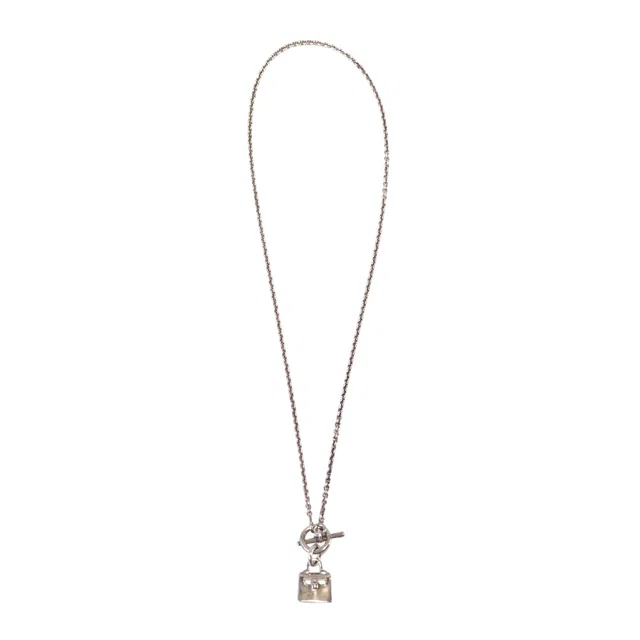 Hermès Kelly Silver Necklace in Silver from Luxury Promise