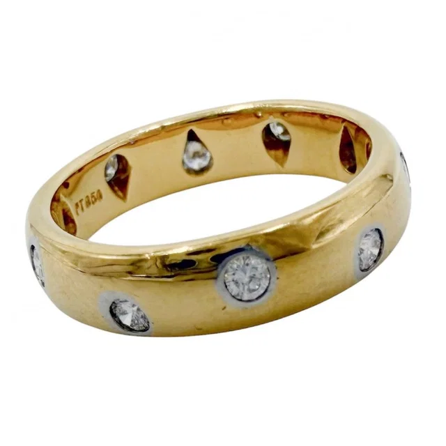 Tiffany & Co. Ring Dots 18K Yellow Gold Diamond in Yellow from The Reluxe