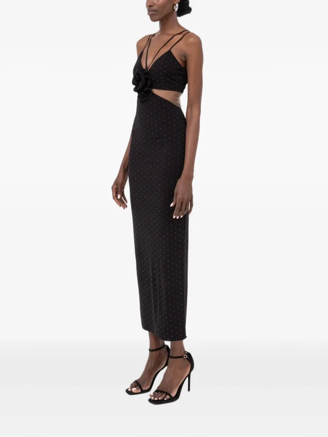 NISSA floral-appliqué maxi dress, photo 2 of 2 from FARFETCH