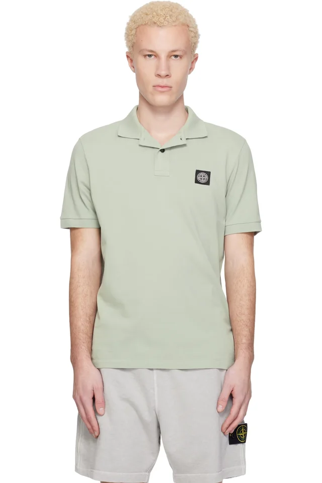 Green 2200008 Organic Cotton Piqué Stretch Polo