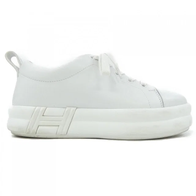 Hermès Happy Sneakers White in White from The Reluxe