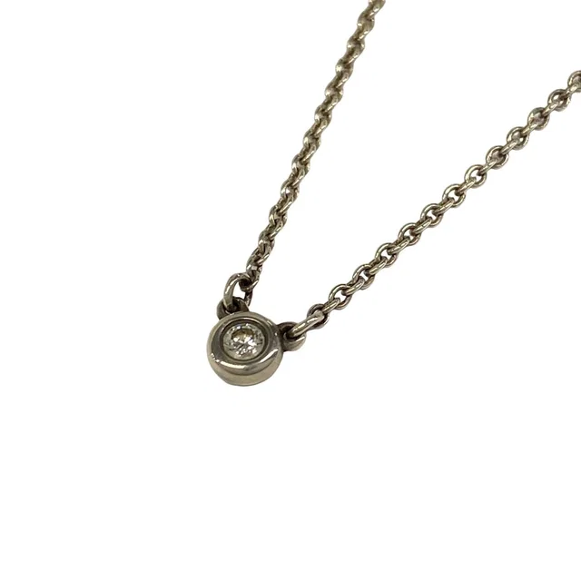 Tiffany & Co. Necklace by the Yard Silver Diamond in Silver from The Reluxe