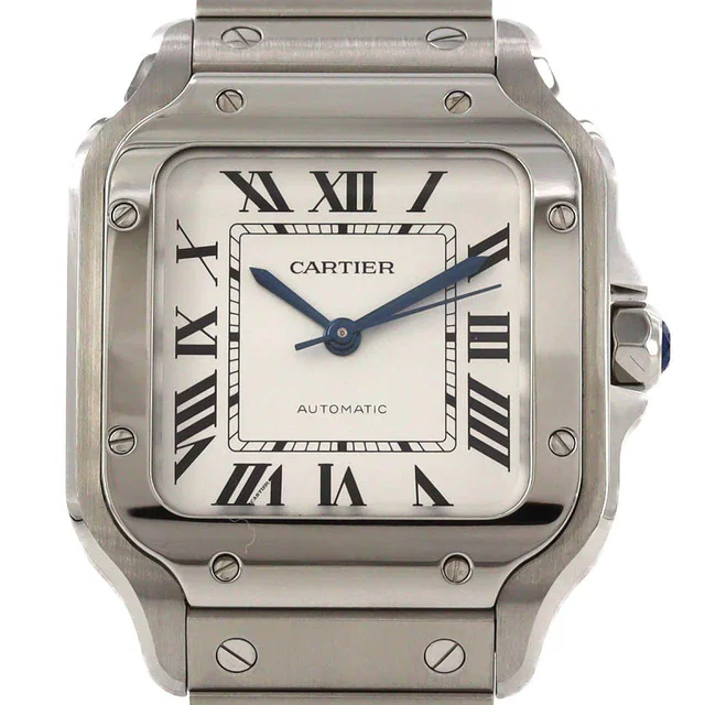 Santos de Cartier MM Stainless Steel Automatic from LuxUness