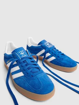adidas Originals Gazelle Indoor Sneakers in 0% Calf, 0% Polyester, photo 3 of 6 from LUISAVIAROMA