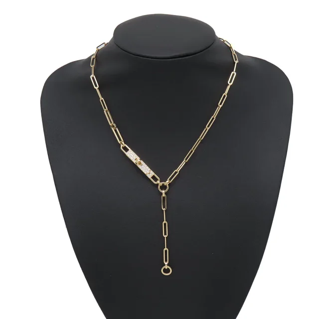 Hermès Kelly Chaine Lariat Necklace Size STH218272B 00ST 18K Yellow Gold in Yellow from GALLERY RARE, photo 5 of 13