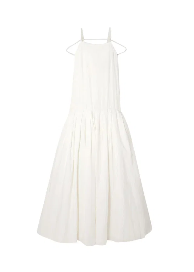Jacquemus La Robe Amour Tie Detail Linen Jacquard Gown from HEWI