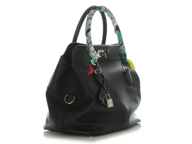Hermès Swift Toolbox 26 in Black Swift leather from Ann's Fabulous Finds, photo 5 of 10