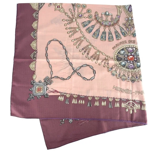 Hermès Shawl Carre Geant Parures Des Sables Scarf Large Desert 140 Cashmere in Cashmere from The Reluxe