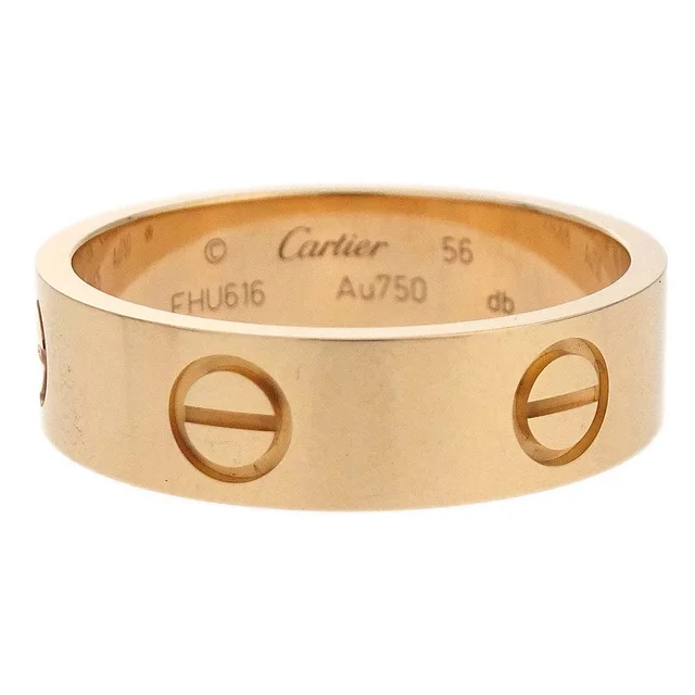 Cartier Love Ring Au750 #56 Jewelry from AMORE Vintage Tokyo