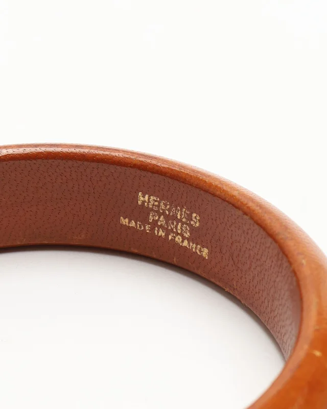 Hermès Leather Bracelet in Leather from A Retro Tale, photo 4 of 5