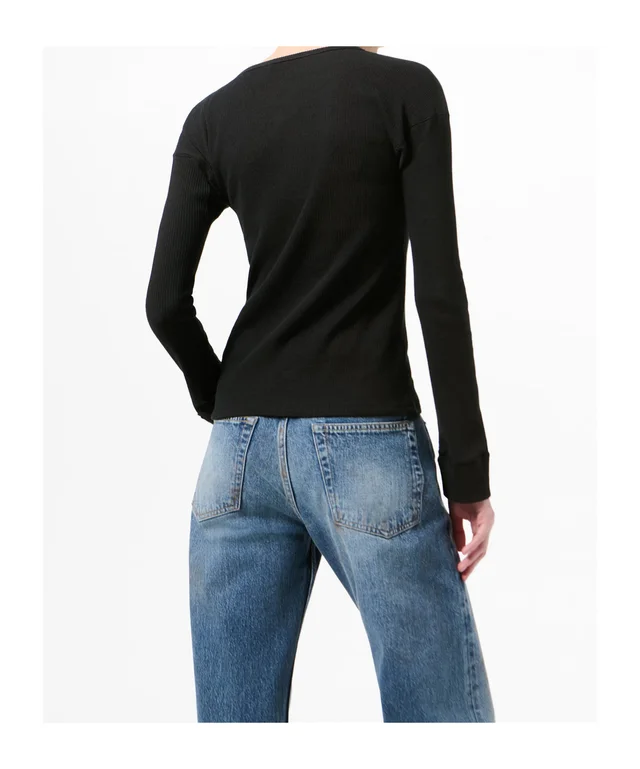 Our Legacy Gentle Henley Long Sleeve Top, photo 3 of 5 from SENSER