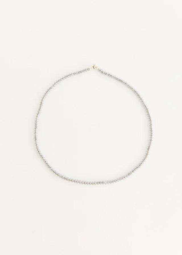 Mikia Hematite Roundel Beads Necklace from Incu, photo 1 of 1