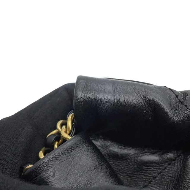 Chanel CHANEL22 BlackAS3980 Shiny Calf Leather Size Mini in Calfskin from GALLERY RARE, photo 8 of 17