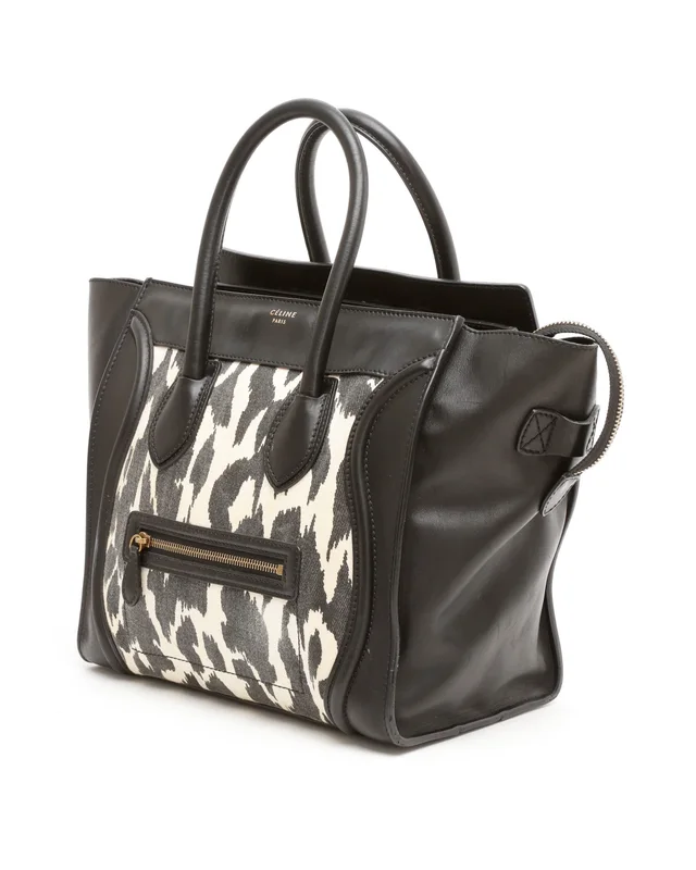 Celine Luggage Mini Bag in Canvas from A Retro Tale, photo 2 of 7