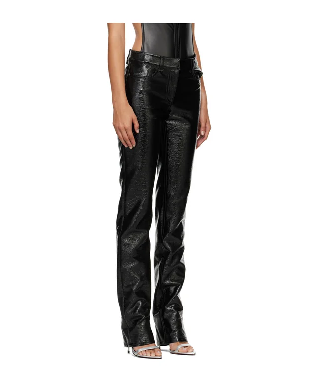 Courrèges Glossy Straight-Leg Pants, photo 7 of 8 from SENSER