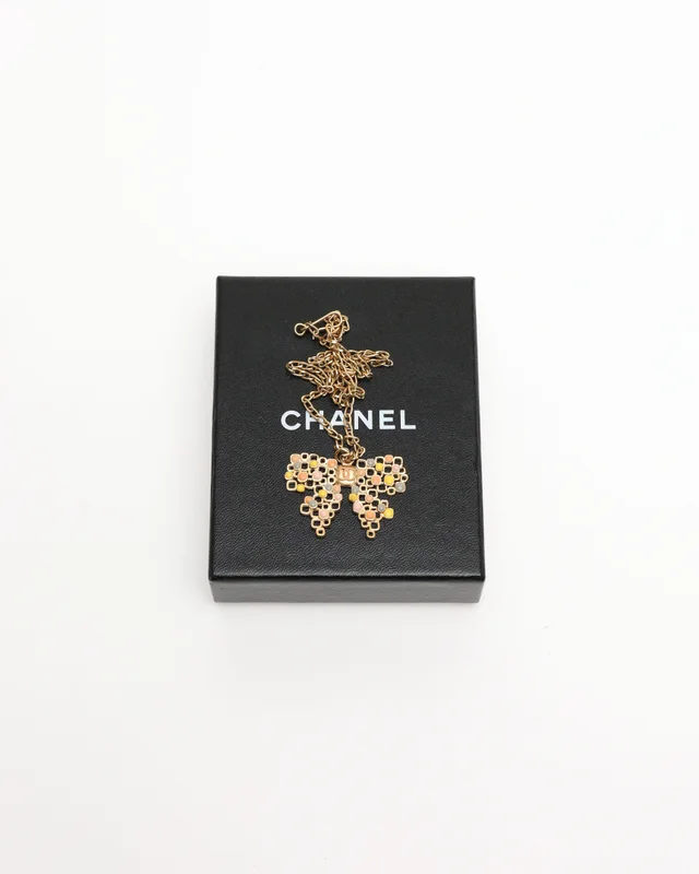 Chanel Coco Mark Ribbon Necklace from A Retro Tale, photo 2 of 6