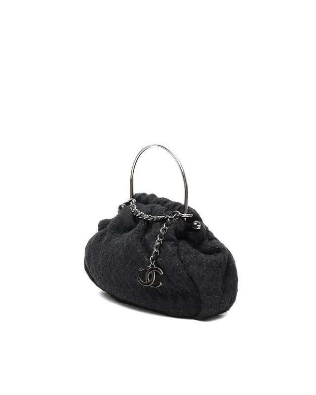 Chanel 2005s CC Tweed Knitting Handle Bag in Tweed from A Retro Tale, photo 2 of 8