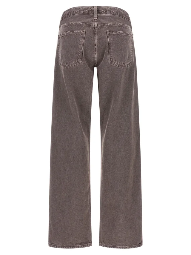 Agolde Low Rise Loose Wide-Leg Jeans, photo 2 of 4 from SENSER