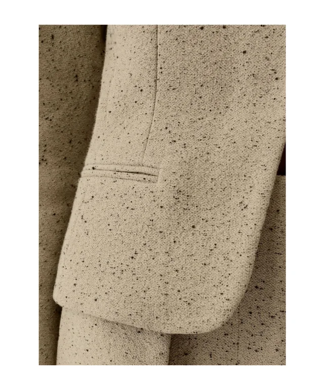 Jacquemus Ovalo Speckled Fitted Blazer, photo 5 of 5 from SENSER