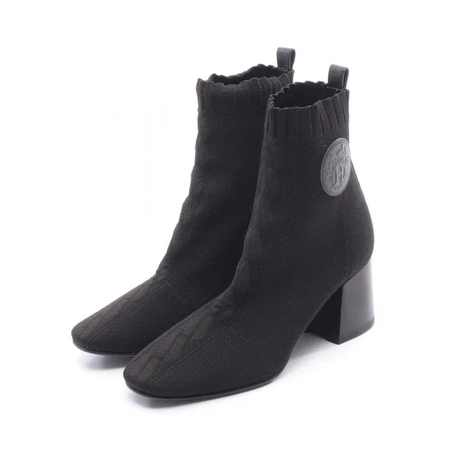 Hermès Boots Voltige 60 Fabric Leather in Leather from The Reluxe