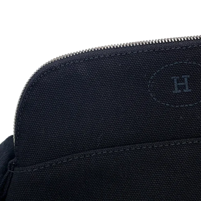 Hermès BolidePouch Black Cotton100% Size Mini in Black from GALLERY RARE, photo 7 of 10