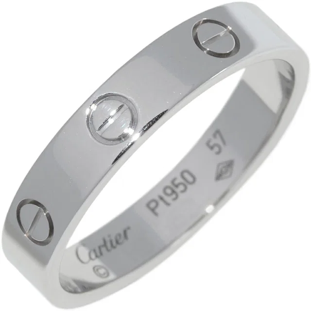 Cartier Love Wedding Ring Pt950 Ring Size 17 from LuxUness