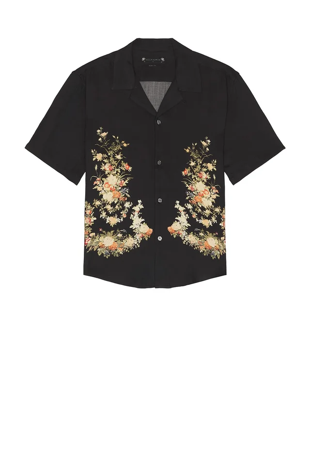 ALLSAINTS Parsons Shirt in Jet Black, photo 4 of 4 from REVOLVE (Canada)