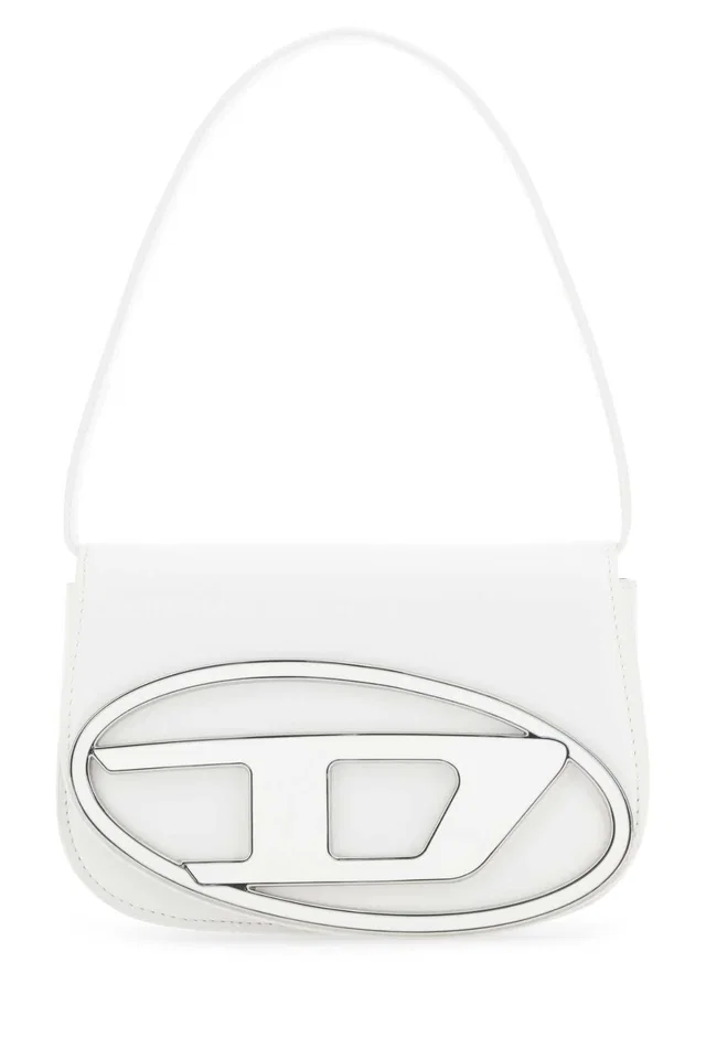 Diesel 1dr Shoulder Bag — White Pmu in White Leather from HEWI
