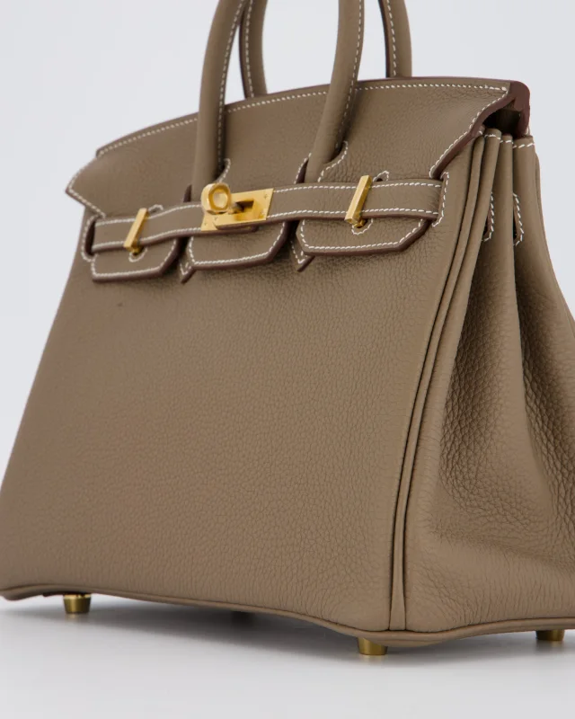 Hermès Birkin 25 Retourne Bag in Taupe Togo leather from Sellier, photo 14 of 22