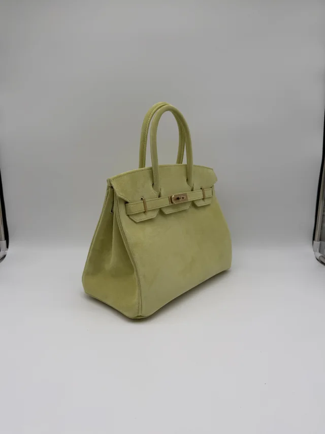 Hermès Birkin 30 Tilleul Doblis Permabrass Hardware from Luxury Promise, photo 4 of 11