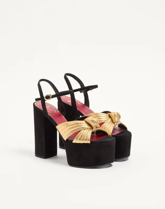 Valentino Crasher Suede Platform Sandal 125mm from SENSER, photo 1 of 1