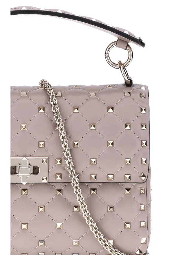 Valentino Garavani Shoulder Bag — Pink Lamb Leather in Pink Lambskin from HEWI