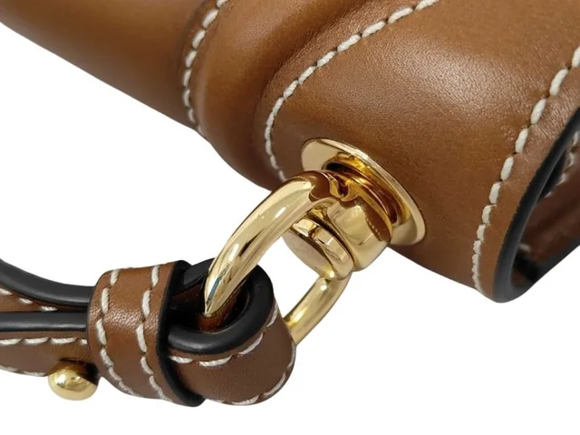 Gucci Blondie Medium Top Handle Brown Leather 2-Way Shoulder Bag Gold in Brown Leather from The Reluxe, photo 2 of 2